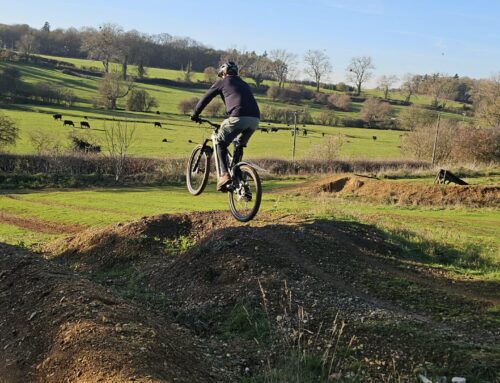Four Friends Learn To Fly On E bikes.